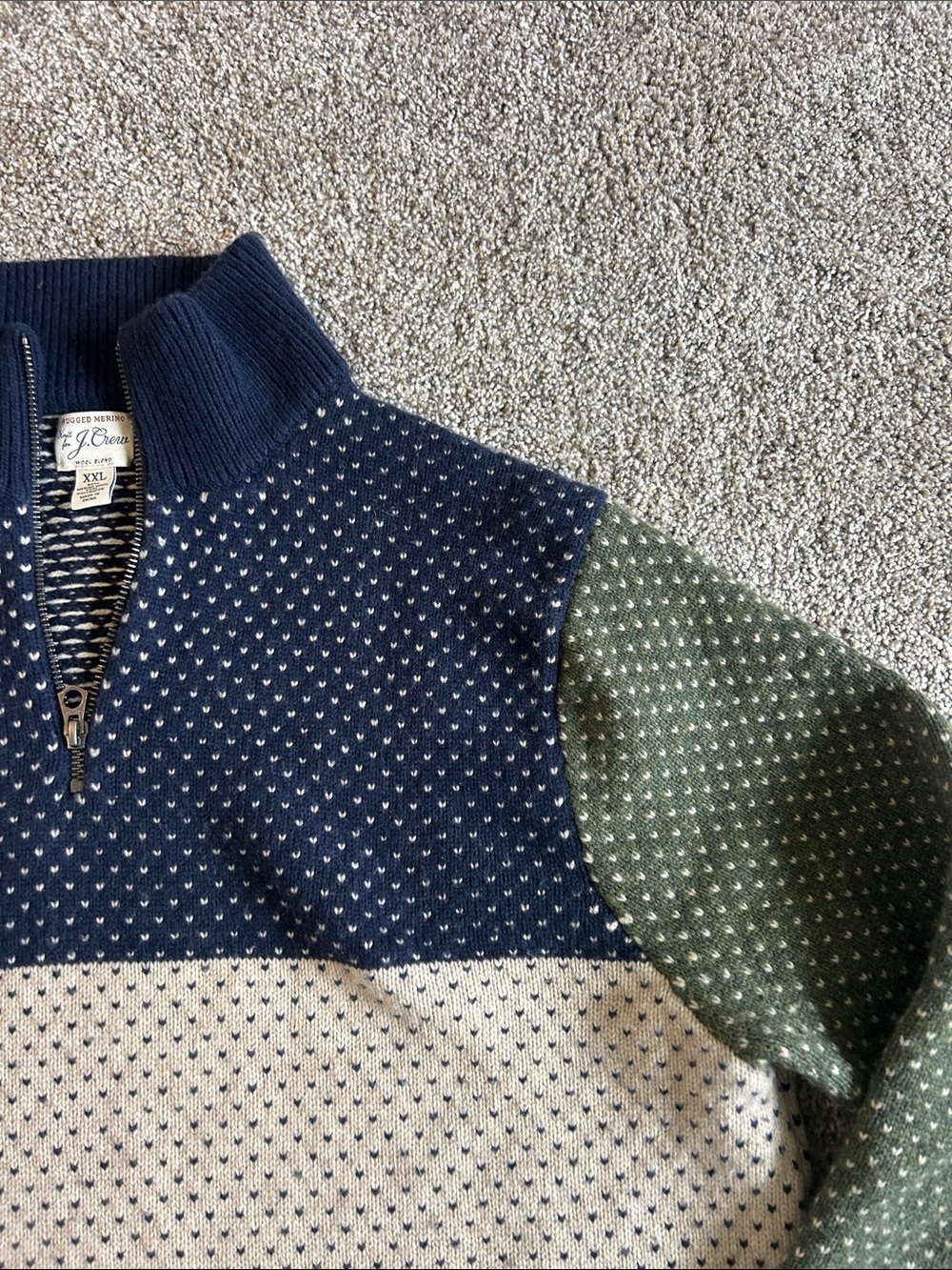 J. Crew Men’s XxL rugged Merino wool blend. - Picture 5 of 5